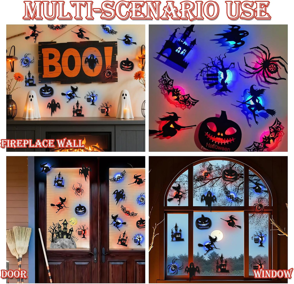 π₯ LAST DAY: 50%β60% OFF | π Halloween LED Silhouette Wall Light Stickers