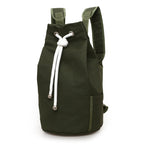 Drawstring Canvas Backpack