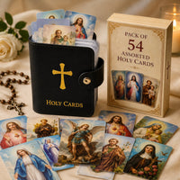 Black🙏 Holder + 54 Prayer Cards