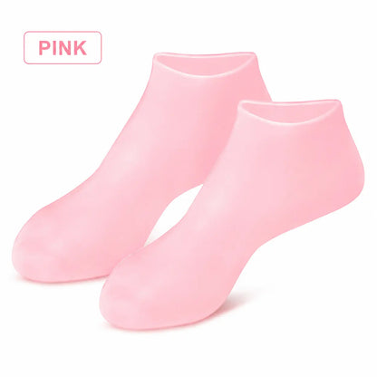 🔥 Reusable Silicone Moisturizing Foot Socks – Hydrating Gel Heel Masks for Dry, Cracked Feet