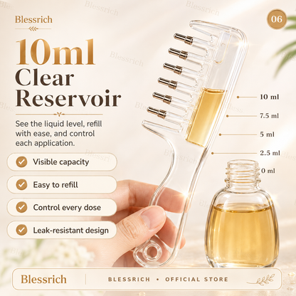 💕Scalp Serum Applicator Comb ⏰