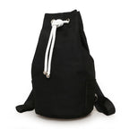 Drawstring Canvas Backpack