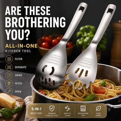 🔥 BUY MORE, GET MORE FREE! — Stainless Steel Multi-Function Spoon Set