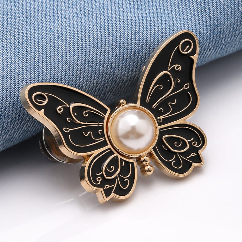 🦋 No-Sew Butterfly Jean Clips – Instant Waist Adjuster for Jeans, Skirts & More