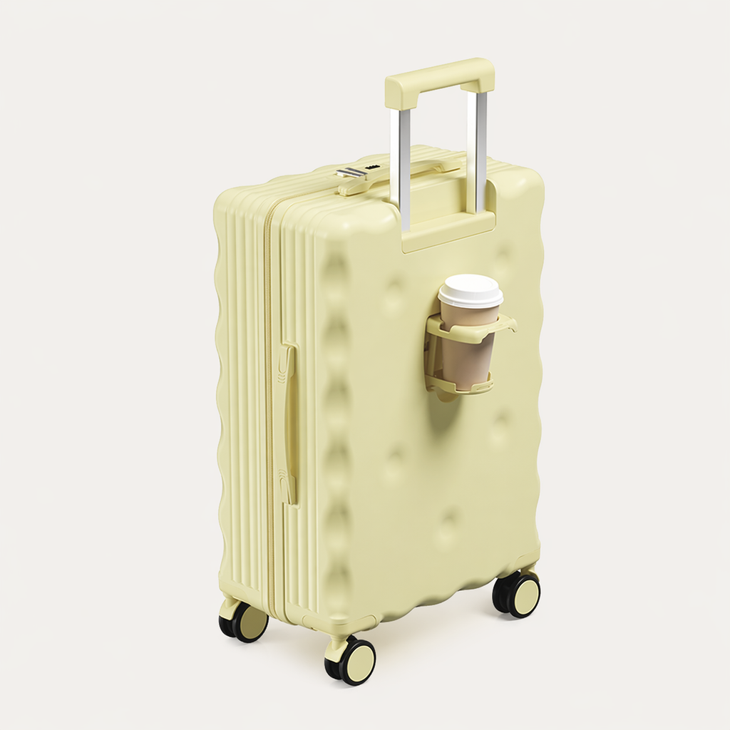 Textured Hard Shell Spinner Luggage