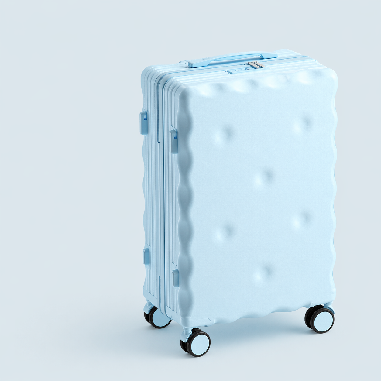 Textured Hard Shell Spinner Luggage