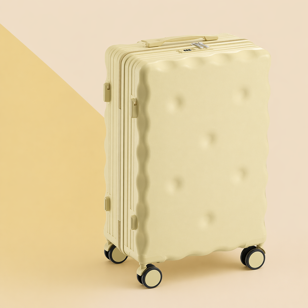 Textured Hard Shell Spinner Luggage