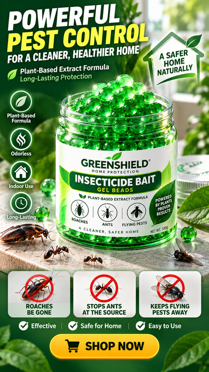 Long-Lasting Bug Control Gel Beads – For Roaches, Ants & Flying Pests