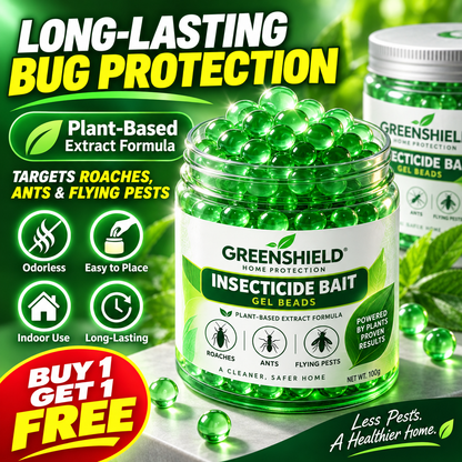 Long-Lasting Bug Control Gel Beads – For Roaches, Ants & Flying Pests
