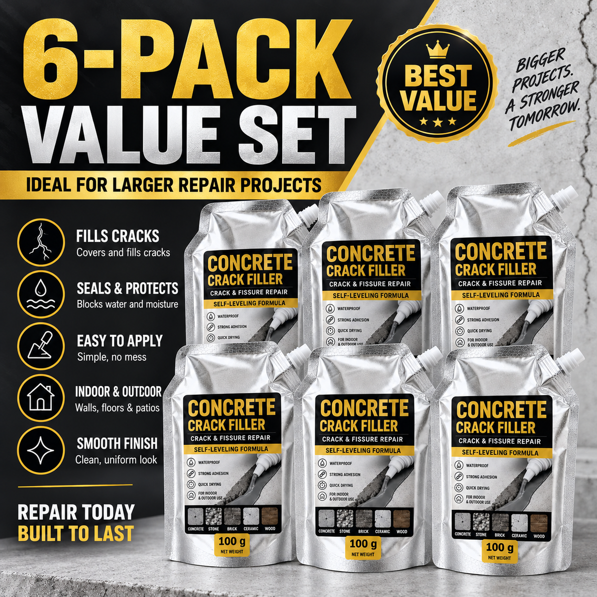 🔥 STOP CRACKS BEFORE THEY SPREAD — REPAIR & SEAL IN MINUTES!