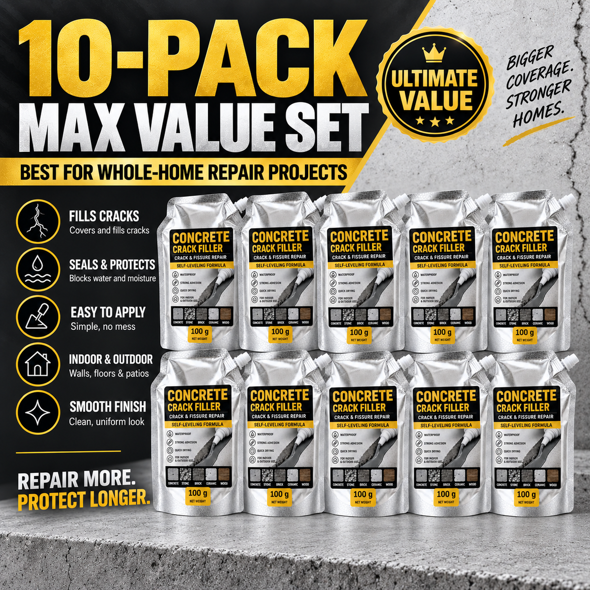 🔥 STOP CRACKS BEFORE THEY SPREAD — REPAIR & SEAL IN MINUTES!