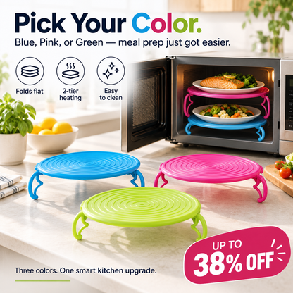🦃 More Room for Holiday Favorites 🎄 Make space for a second dish. Fold flat when done.