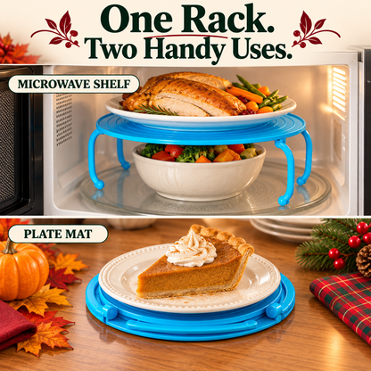🦃 More Room for Holiday Favorites 🎄 Make space for a second dish. Fold flat when done.
