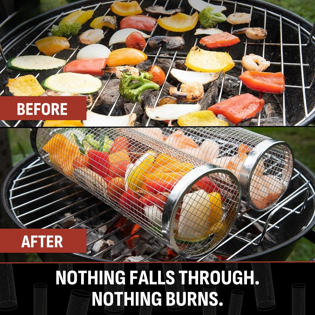 GRILL MORE. FLIP LESS. NOTHING FALLS THROUGH.