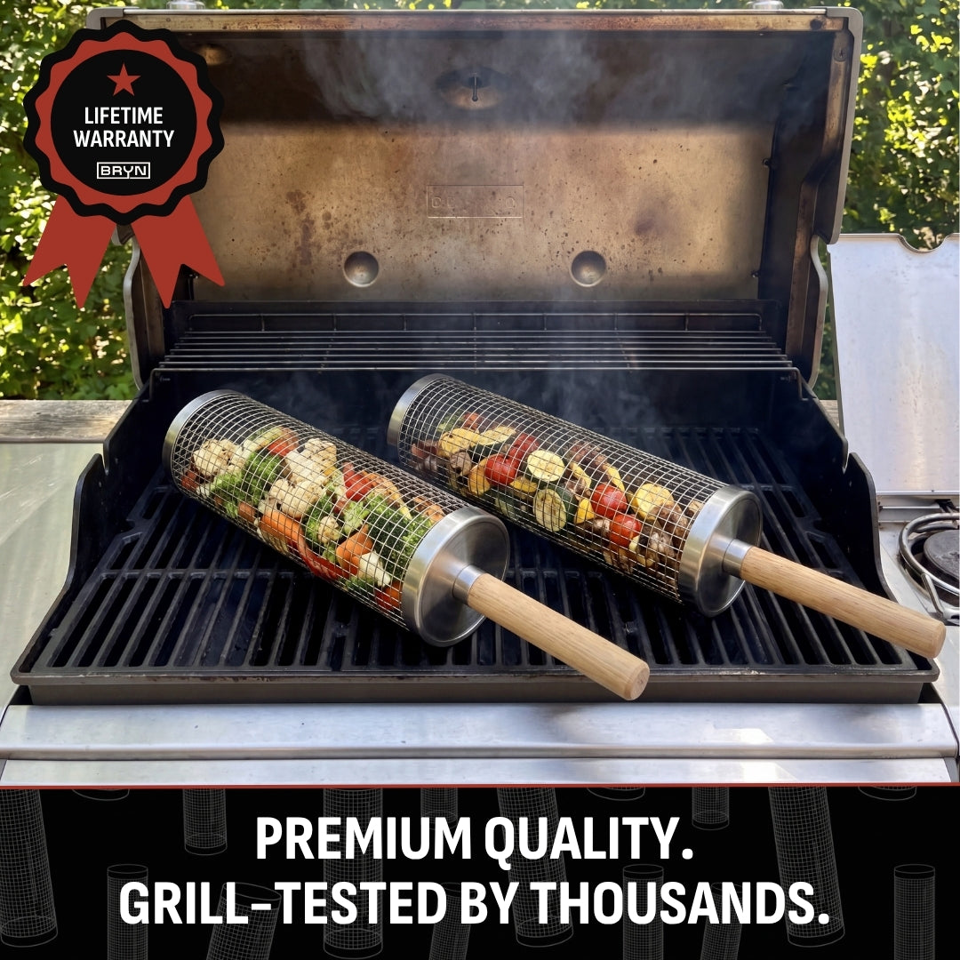 GRILL MORE. FLIP LESS. NOTHING FALLS THROUGH.