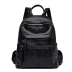 Soft Leather Casual Backpack