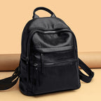 Soft Leather Casual Backpack
