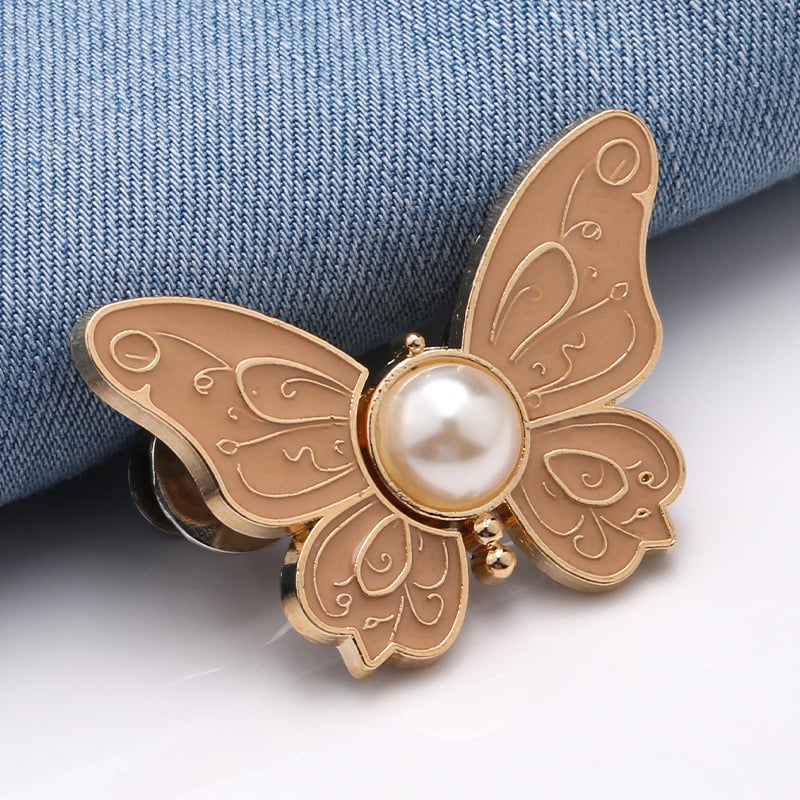 🦋 No-Sew Butterfly Jean Clips – Instant Waist Adjuster for Jeans, Skirts & More