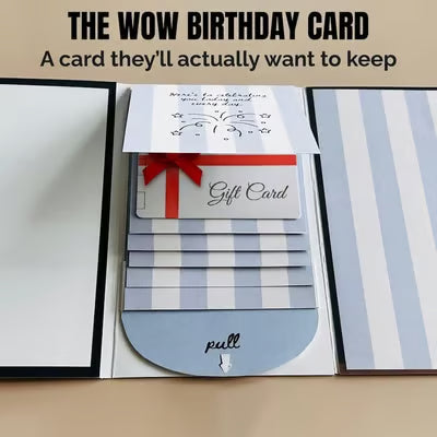 🎂🏆Surprise Price: Only £4.99!!✨Handmade Waterfall Gift Card Booklet💖