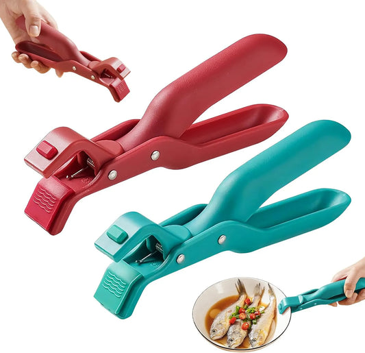 🎉Buy 1 Get 1 Free🎁🥘Multi-Function Anti-Scald Bowl Clip - Red / 👍BUY 1 GET 1 FREE