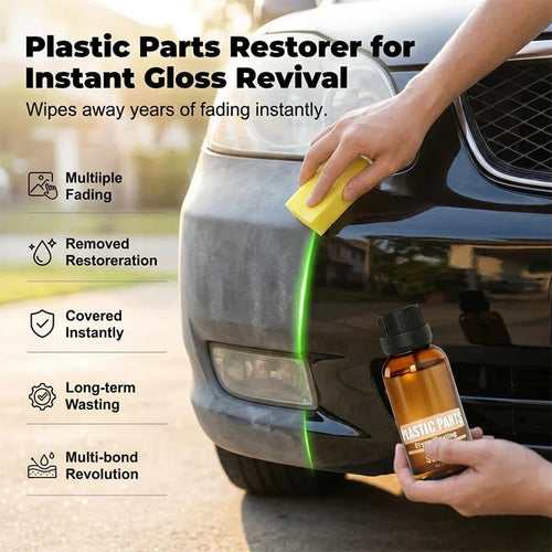 Buy 2 Get 1 Free 🔥LAST DAY⏰🚙 Car Plastic Parts Crystal Coating Restorer