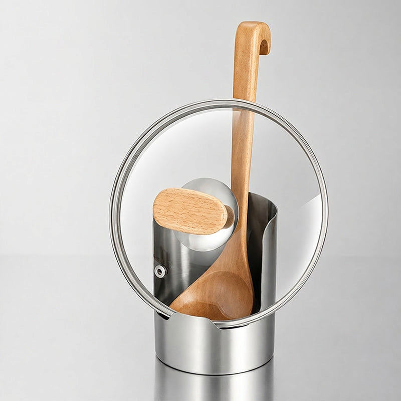 🔥40%-50% OFF🍳2-in-1 Stainless Steel Utensil & Lid Organizer