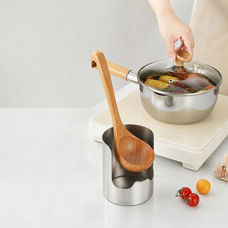 🔥40%-50% OFF🍳2-in-1 Stainless Steel Utensil & Lid Organizer