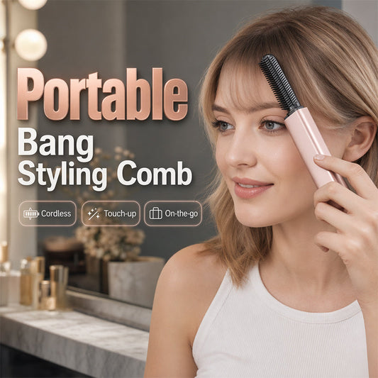 Cordless Bang Styling Comb – Perfect Bangs in Minutes, Anywhere