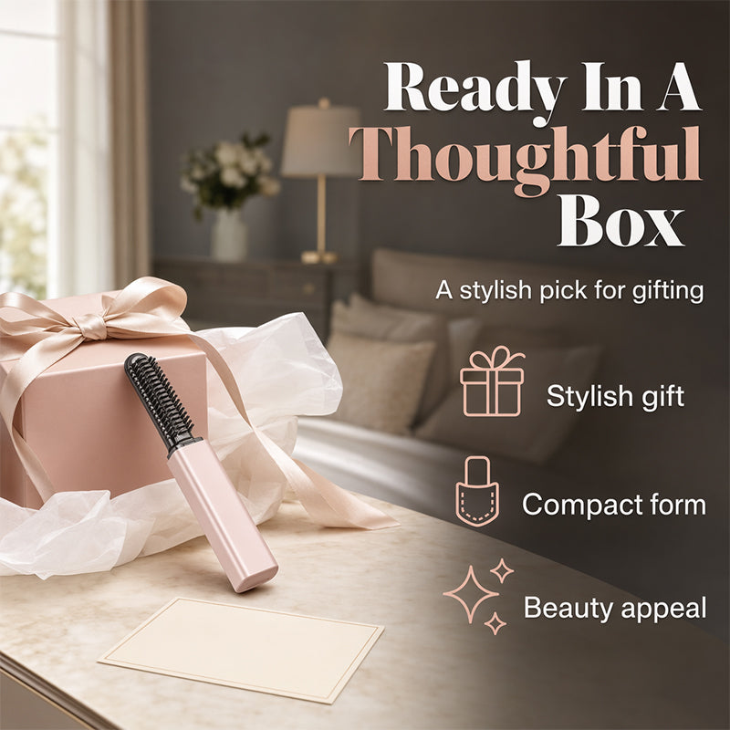Cordless Bang Styling Comb – Perfect Bangs in Minutes, Anywhere
