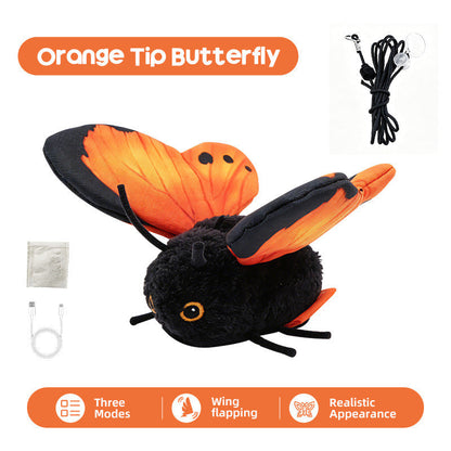 🔥 50% OFF | 🦋 Automatic Butterfly Cat Toy – Motion-Activated Realistic Fluttering for Hours of Play