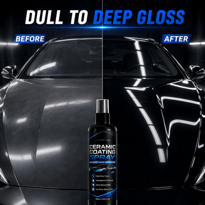 🚗✨ Nano Ceramic Coating Spray – Hydrophobic Protection & Deep Mirror Shine