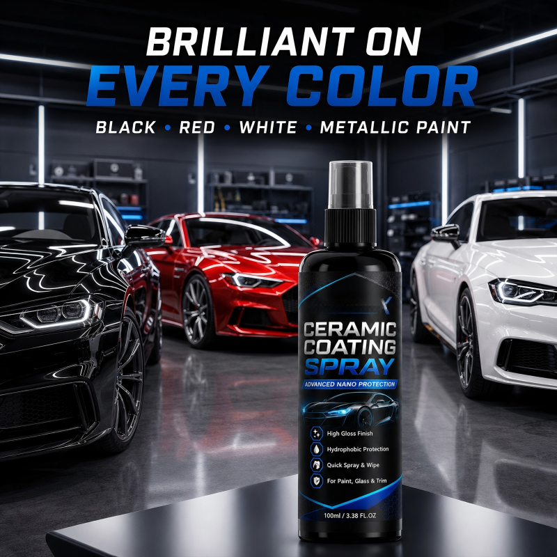 🚗✨ Nano Ceramic Coating Spray – Hydrophobic Protection & Deep Mirror Shine