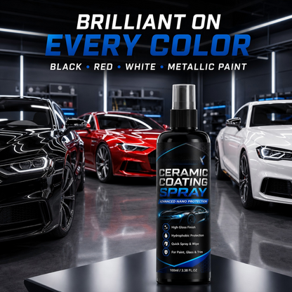 🚗✨ Nano Ceramic Coating Spray – Hydrophobic Protection & Deep Mirror Shine