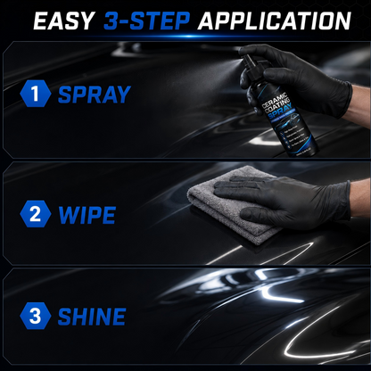 🚗✨ Nano Ceramic Coating Spray – Hydrophobic Protection & Deep Mirror Shine