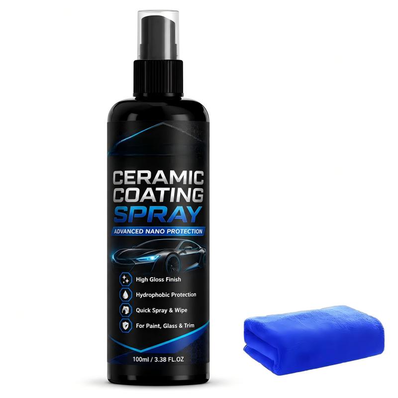 🚗✨ Nano Ceramic Coating Spray – Hydrophobic Protection & Deep Mirror Shine