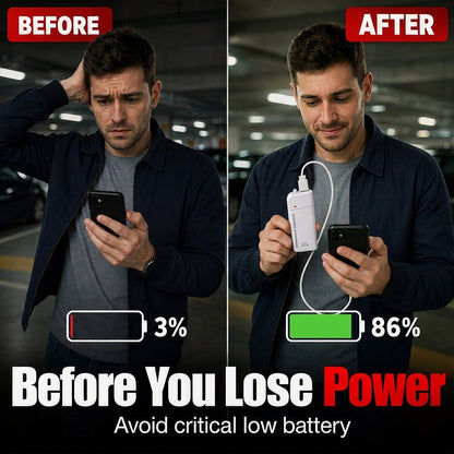 ⏳🔥LIMITED-TIME 25%-54% OFF! ⏰🔋 Phone dead and no outlet in sight? This little charger runs on AA batteries — anywhere, anytime, no wall plug needed. ✨