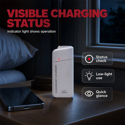 ⏳🔥LIMITED-TIME 25%-54% OFF! ⏰🔋 Phone dead and no outlet in sight? This little charger runs on AA batteries — anywhere, anytime, no wall plug needed. ✨