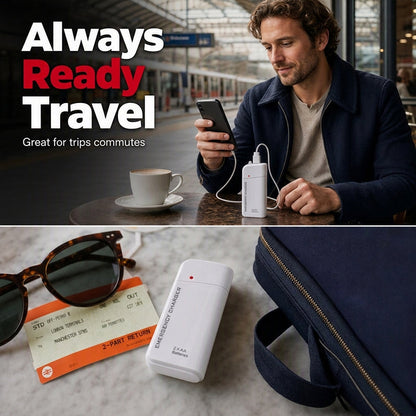 ⏳🔥LIMITED-TIME 25%-54% OFF! ⏰🔋 Phone dead and no outlet in sight? This little charger runs on AA batteries — anywhere, anytime, no wall plug needed. ✨