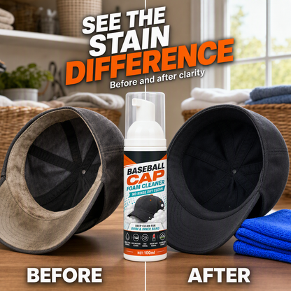 🧢 CHOOSE YOUR CAP CARE KIT  Keep your favorite caps looking fresh — without a full wash.  Each kit includes a No-Rinse Cap Foam Cleaner + Microfiber Cleaning Cloth.✨