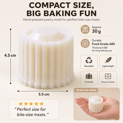 🎂 One Mold, Two Designs — Double-Sided Pastry Press